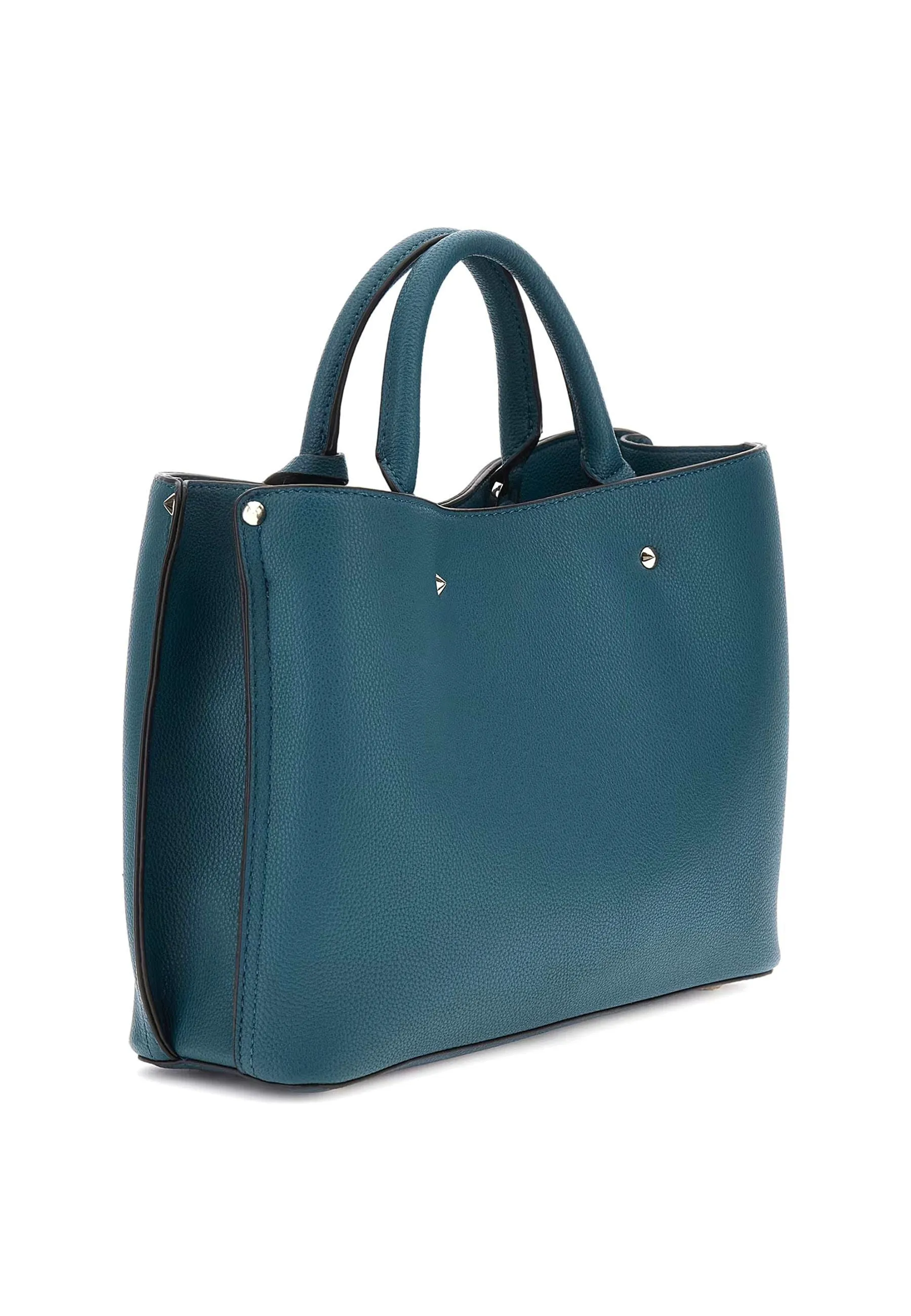 GUESS Meridian Borsa Girlfriend Satchel Teal Blu BG877806