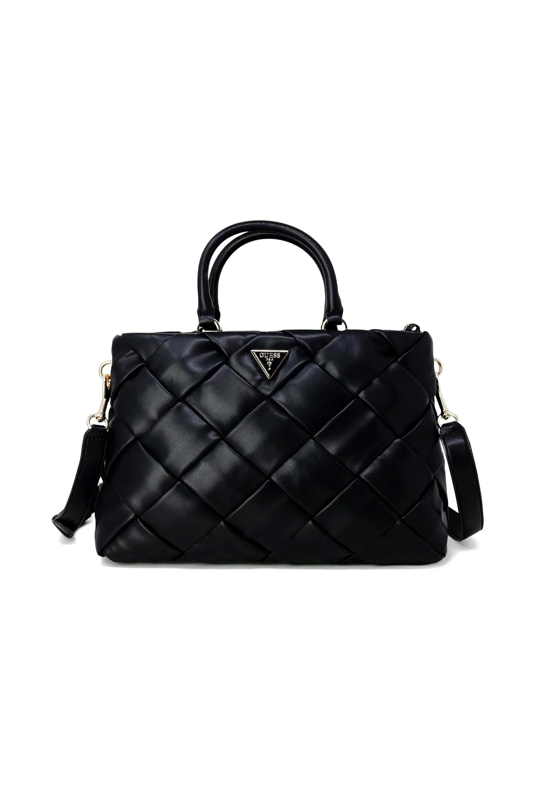 GUESS Zaina Borsa Girlfriend Satchel Black WG898606