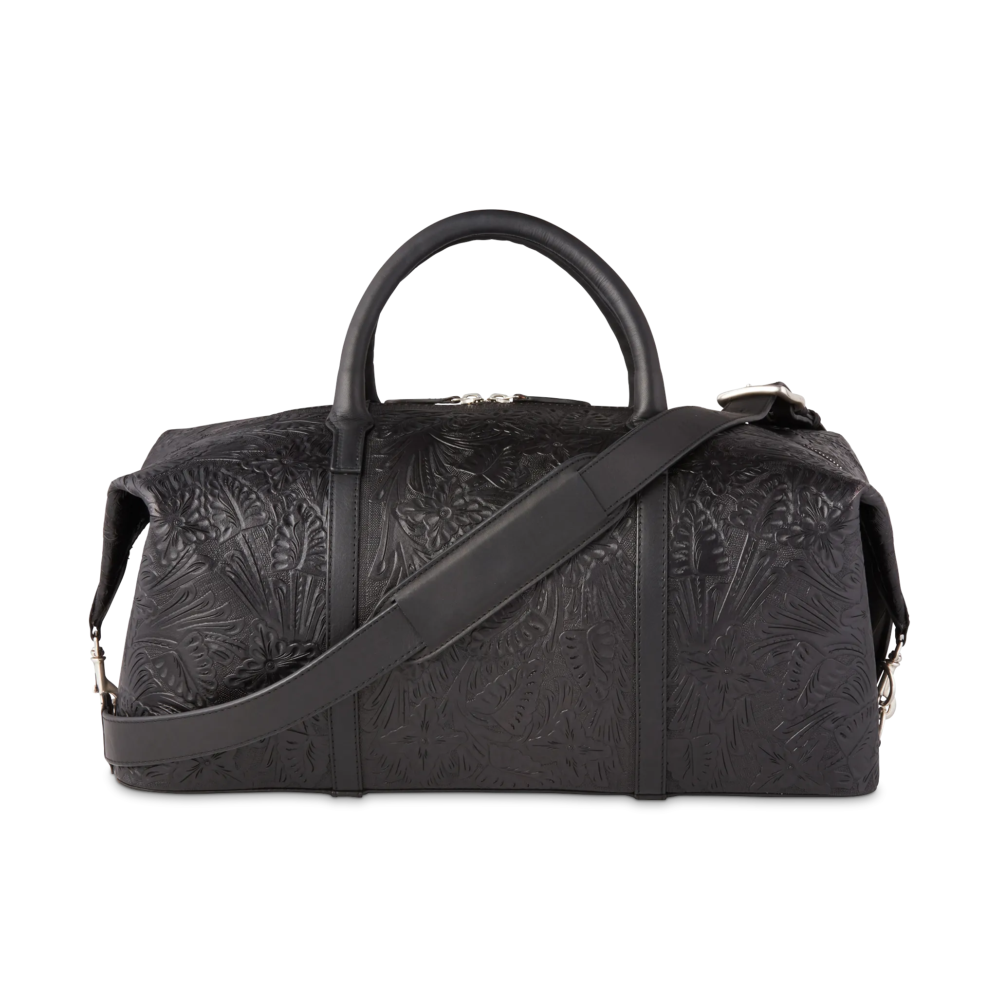 Hand-Tooled Duffle :: Black