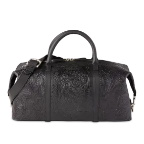 Hand-Tooled Duffle :: Black