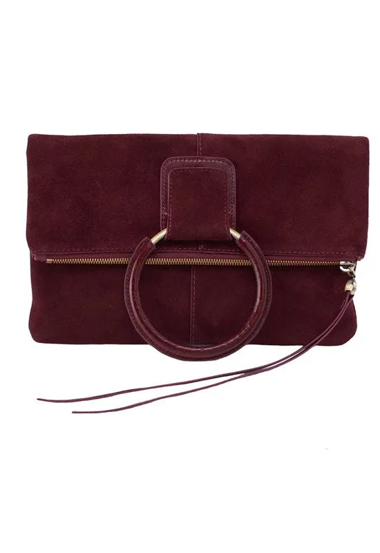 Hobo Heidi Clutch Purse - Stylish Suede Handbag for Everyday Use