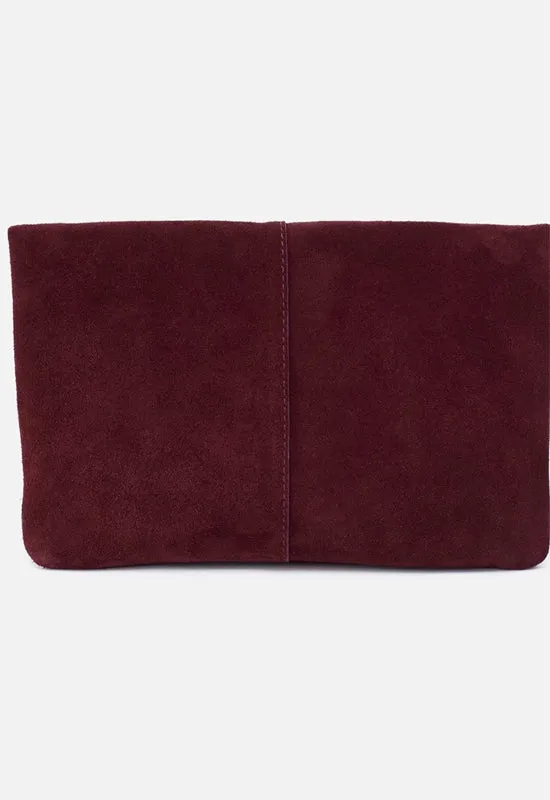 Hobo Heidi Clutch Purse - Stylish Suede Handbag for Everyday Use