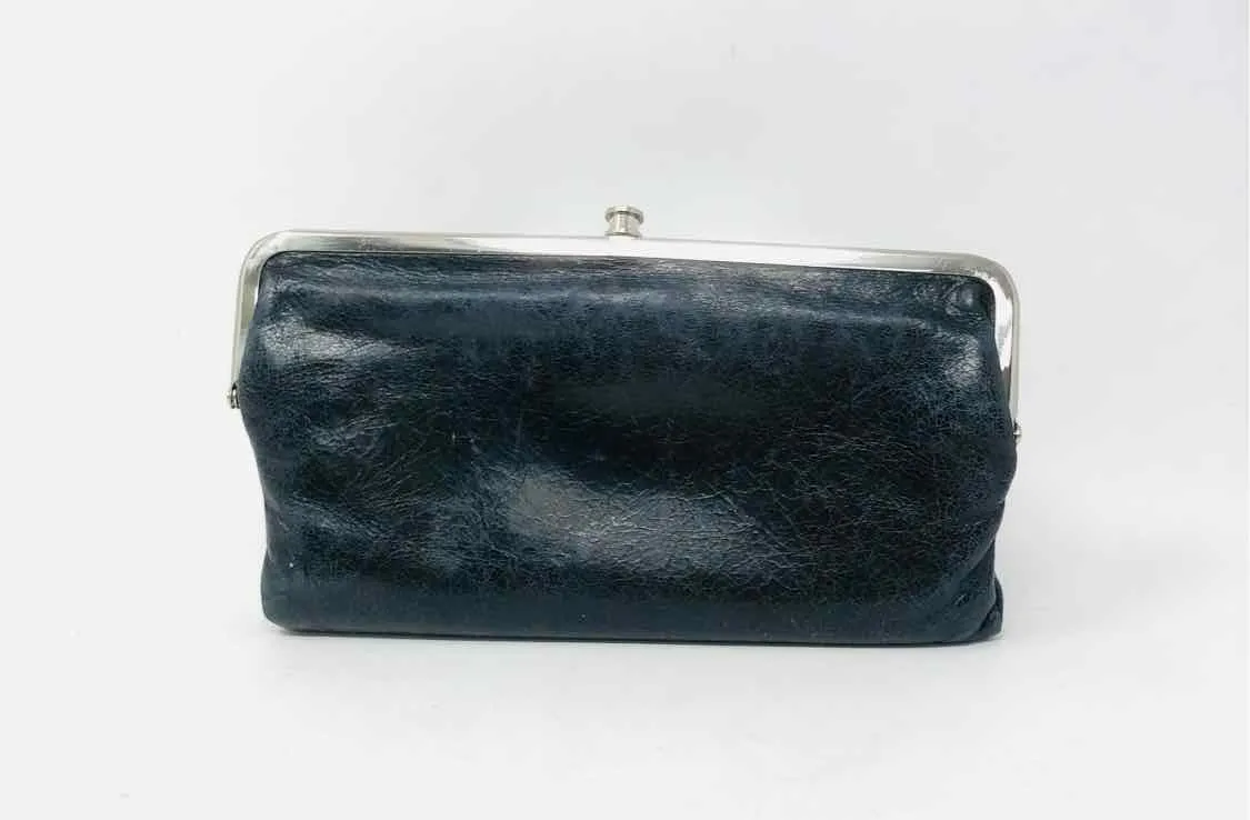 Hobo International Black Kiss-Lock Leather Accessories Clutch Purse