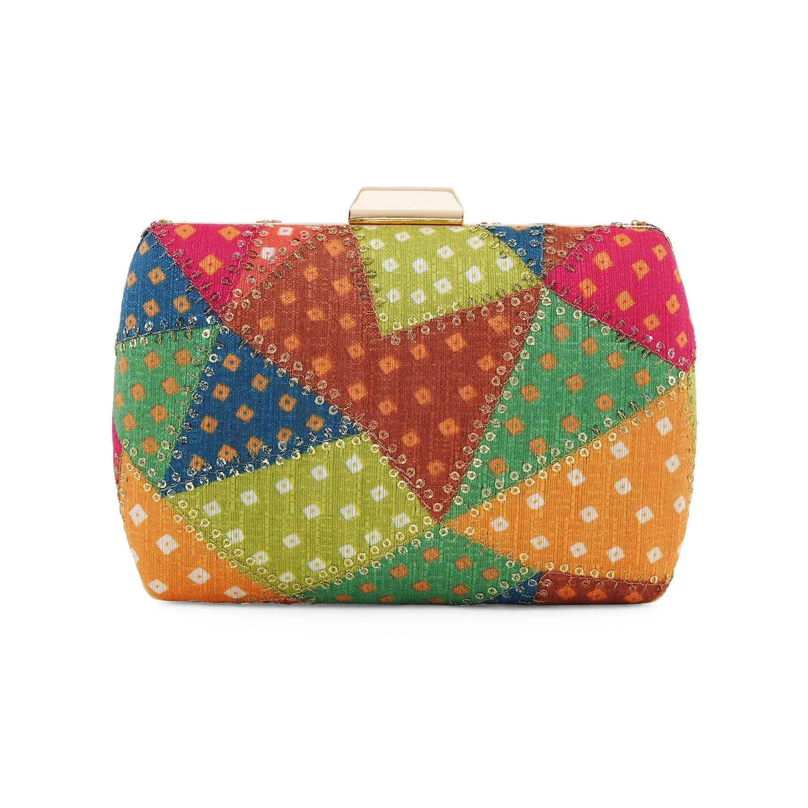 Jaipur Jazz Multicoloured Printed Clutch