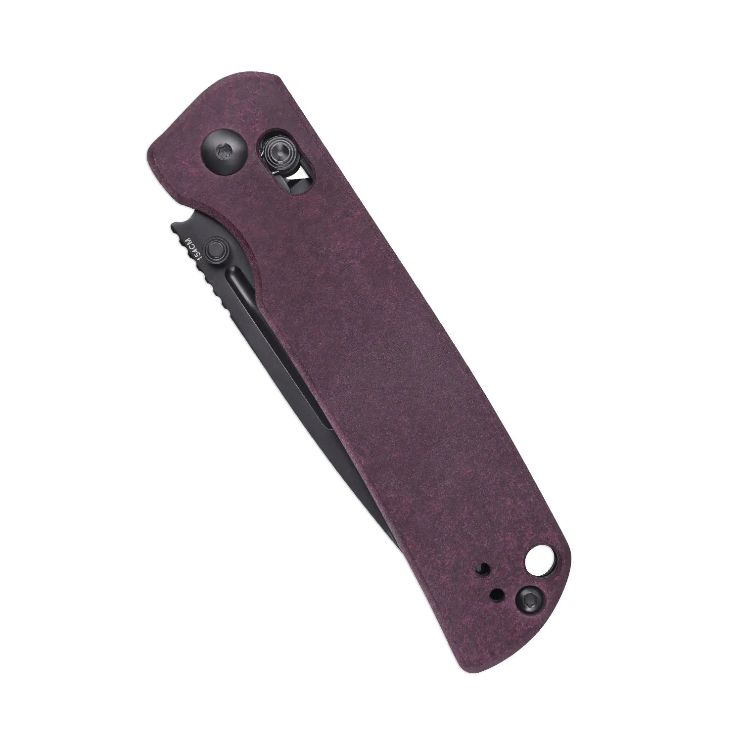 Kizer Clutch Lock Red Richlite V4481C1 (3.31 Black)