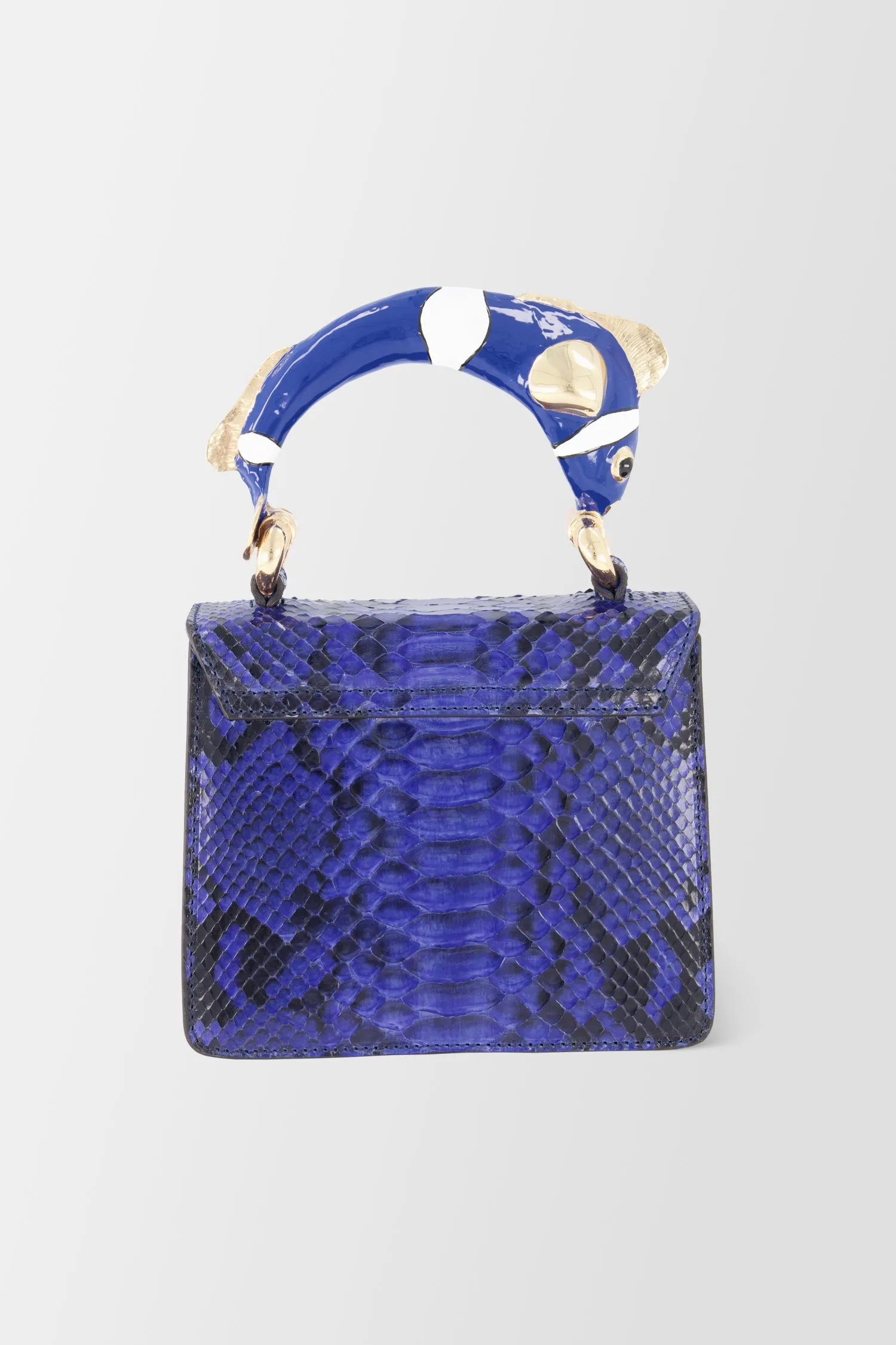 Krenoir Blue Cobalt Fish Mini Kandie Handbag