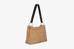 Lana Hobo - Raffia/Black