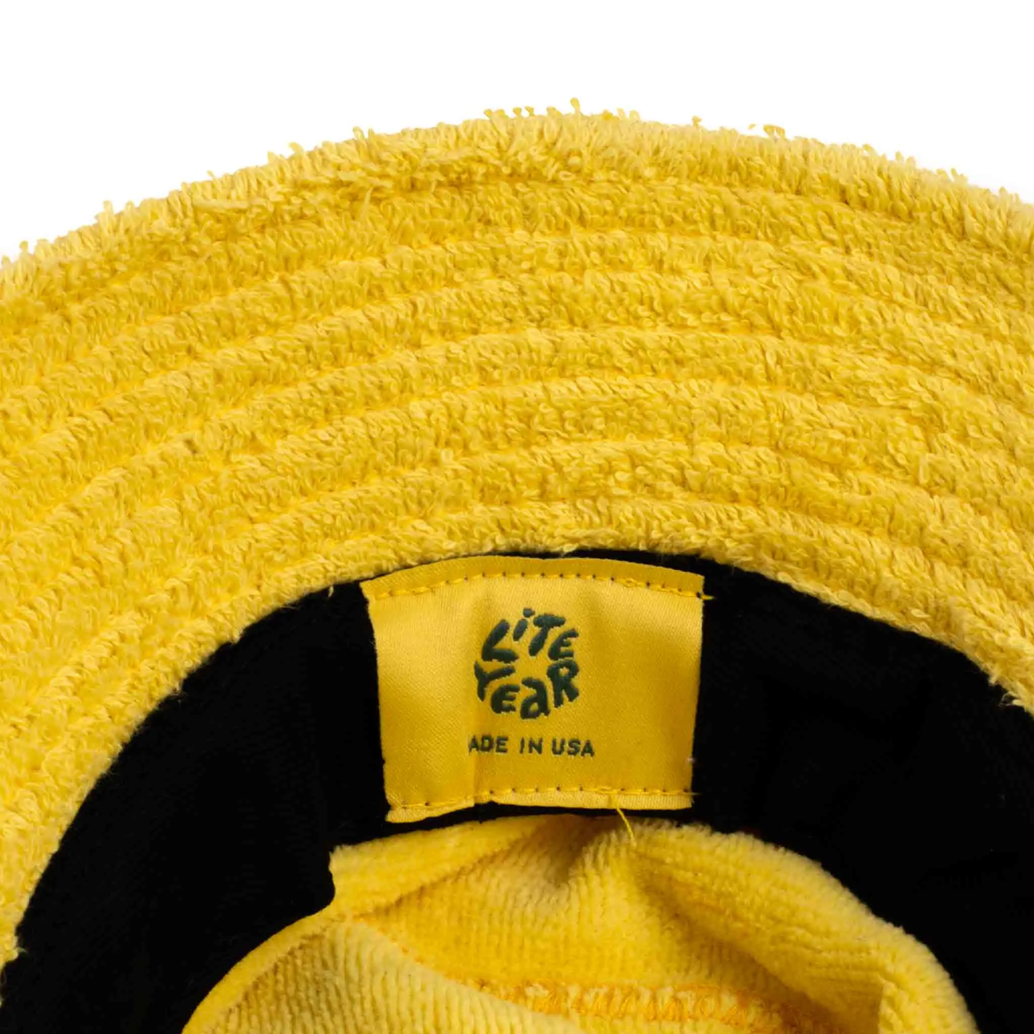 Lite Year Terry Bucket Hat Yellow