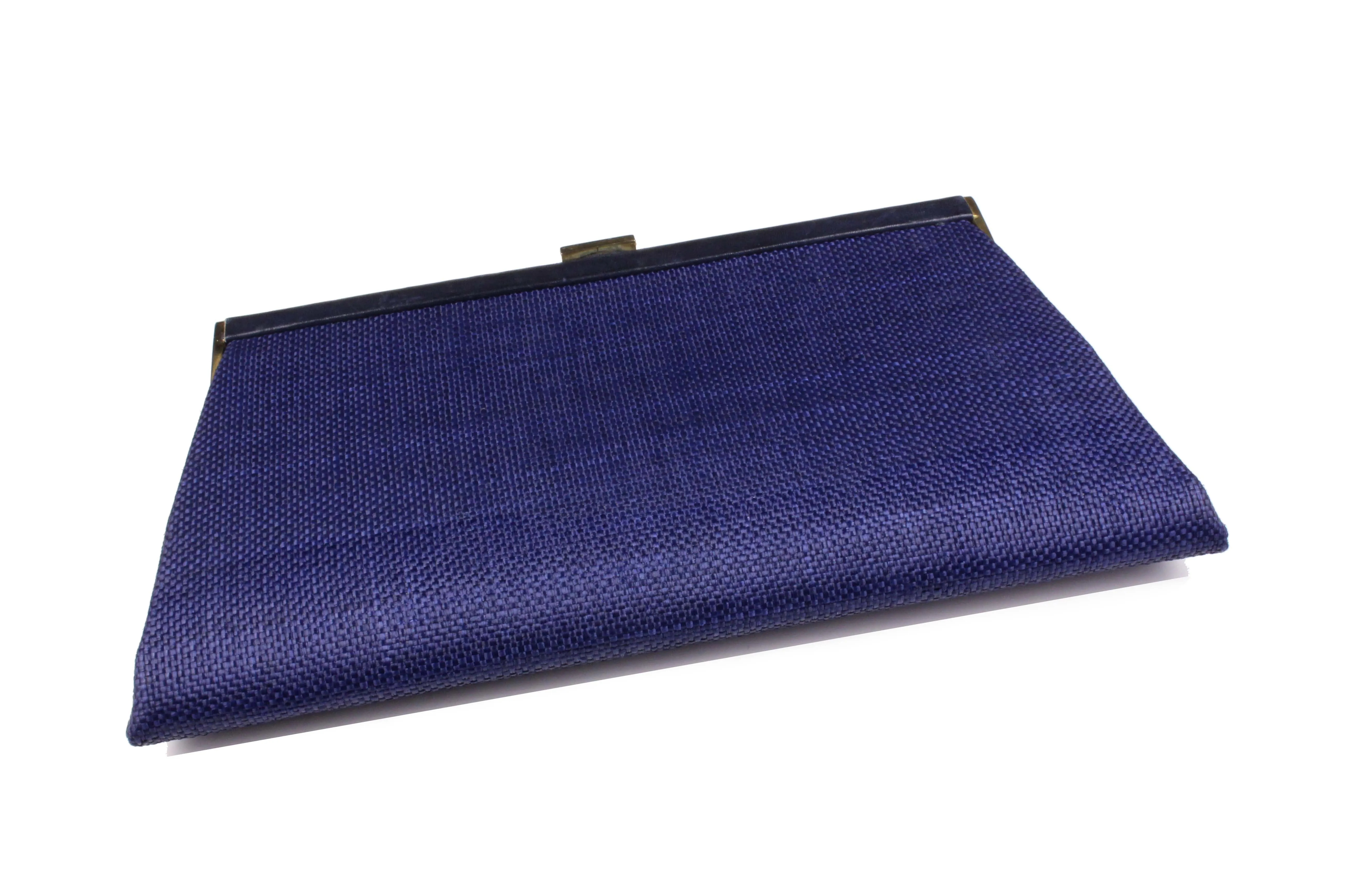 LOEWE blue clutch