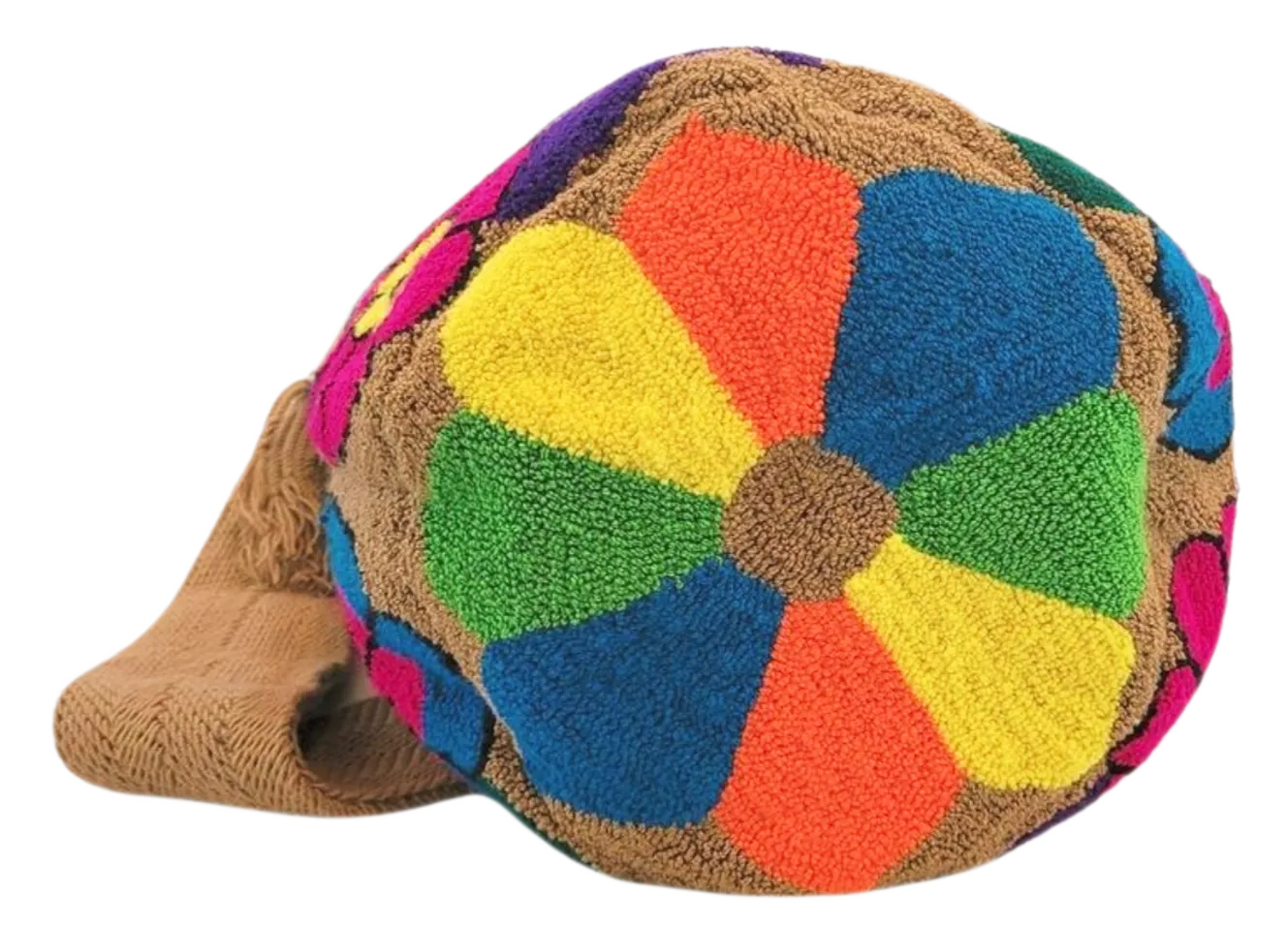 Lucia Large Handmade Punch-needle Wayuu Mochila Bag