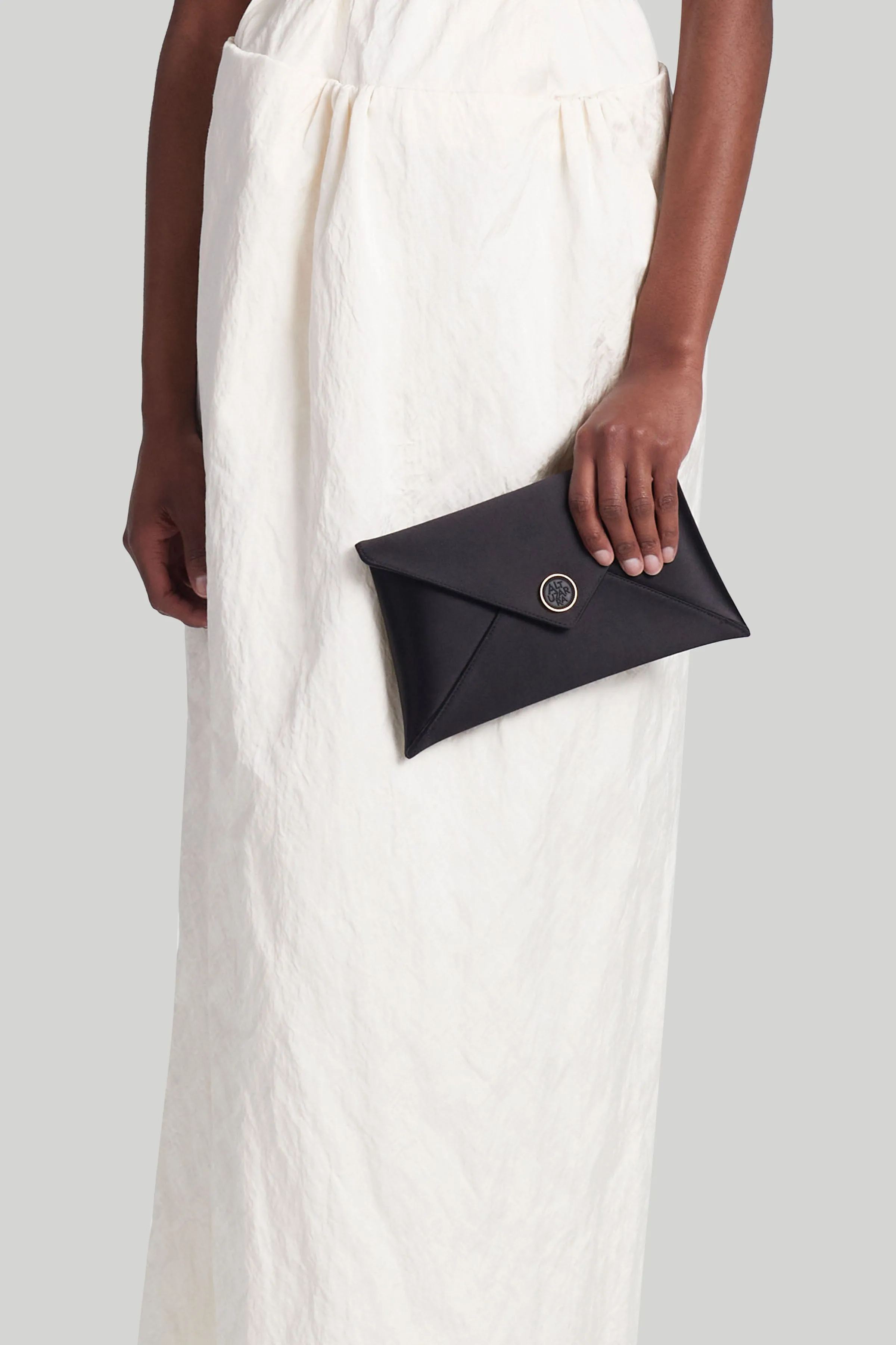 Medallion' Envelope Clutch Satin