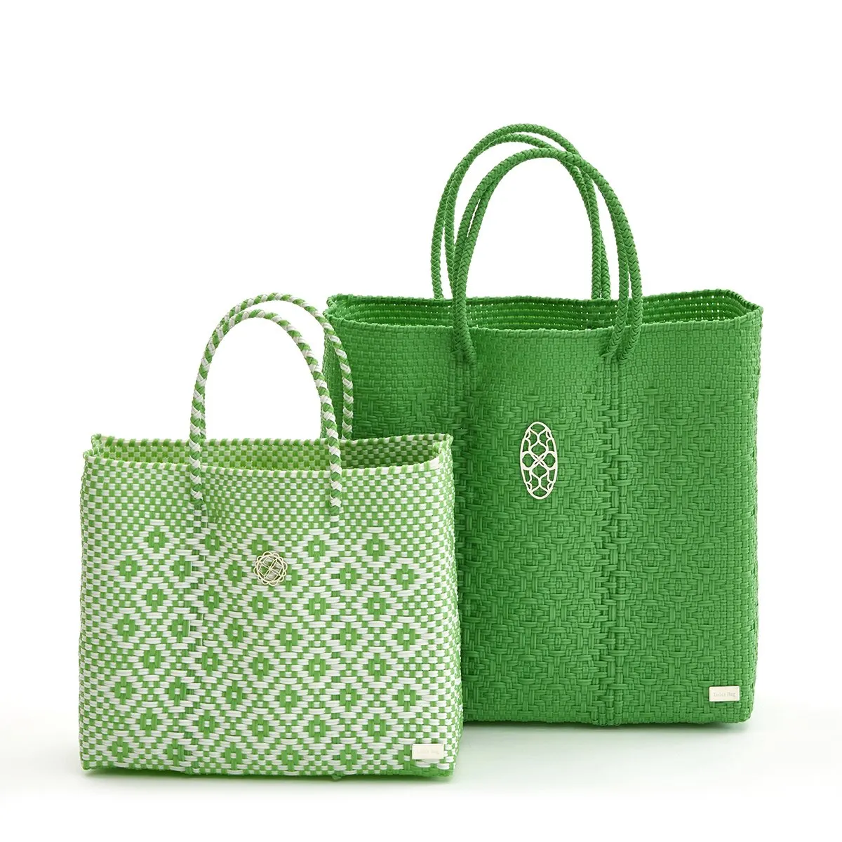 MEDIUM GREEN TOTE BAG