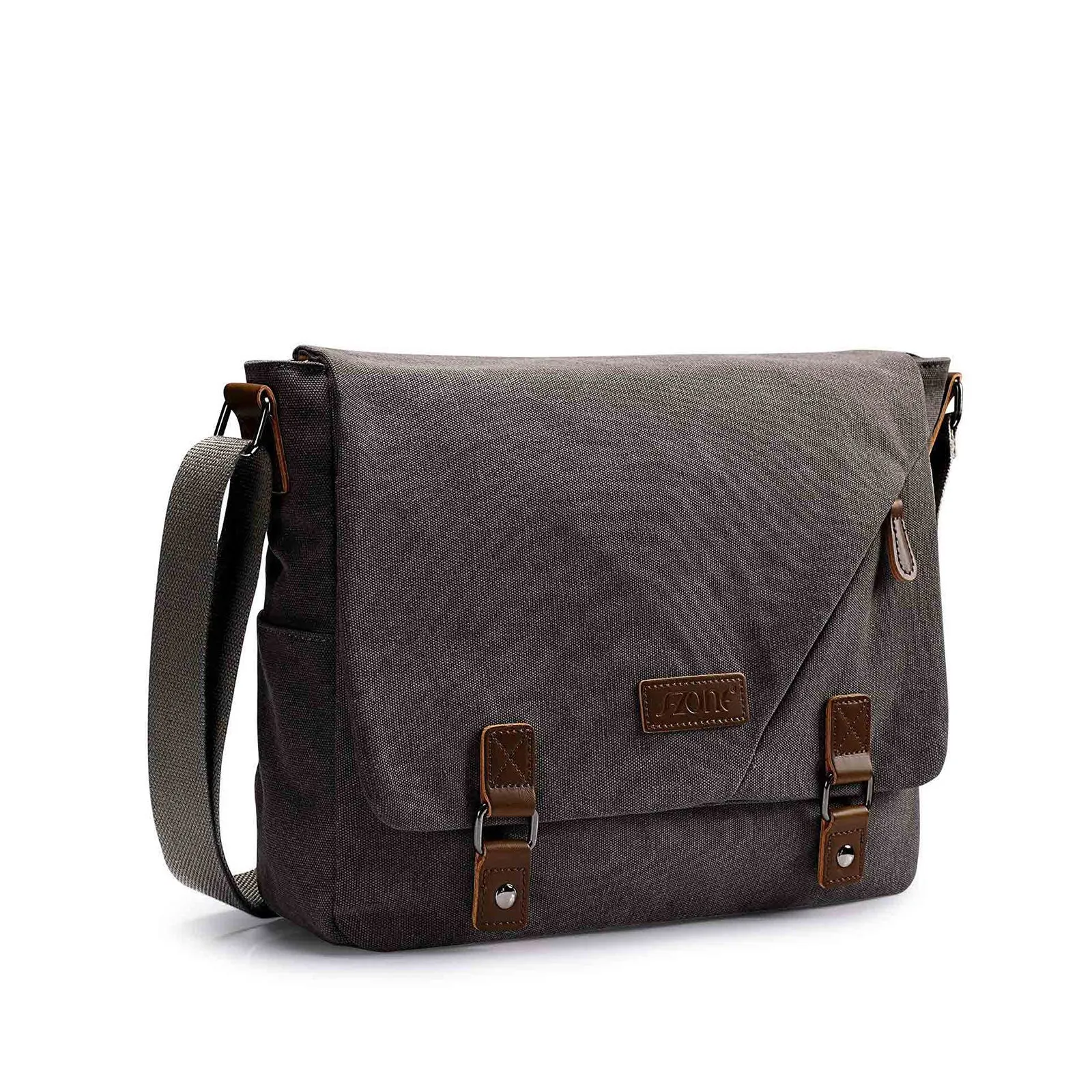 Mens College Canvas Messenger Bag