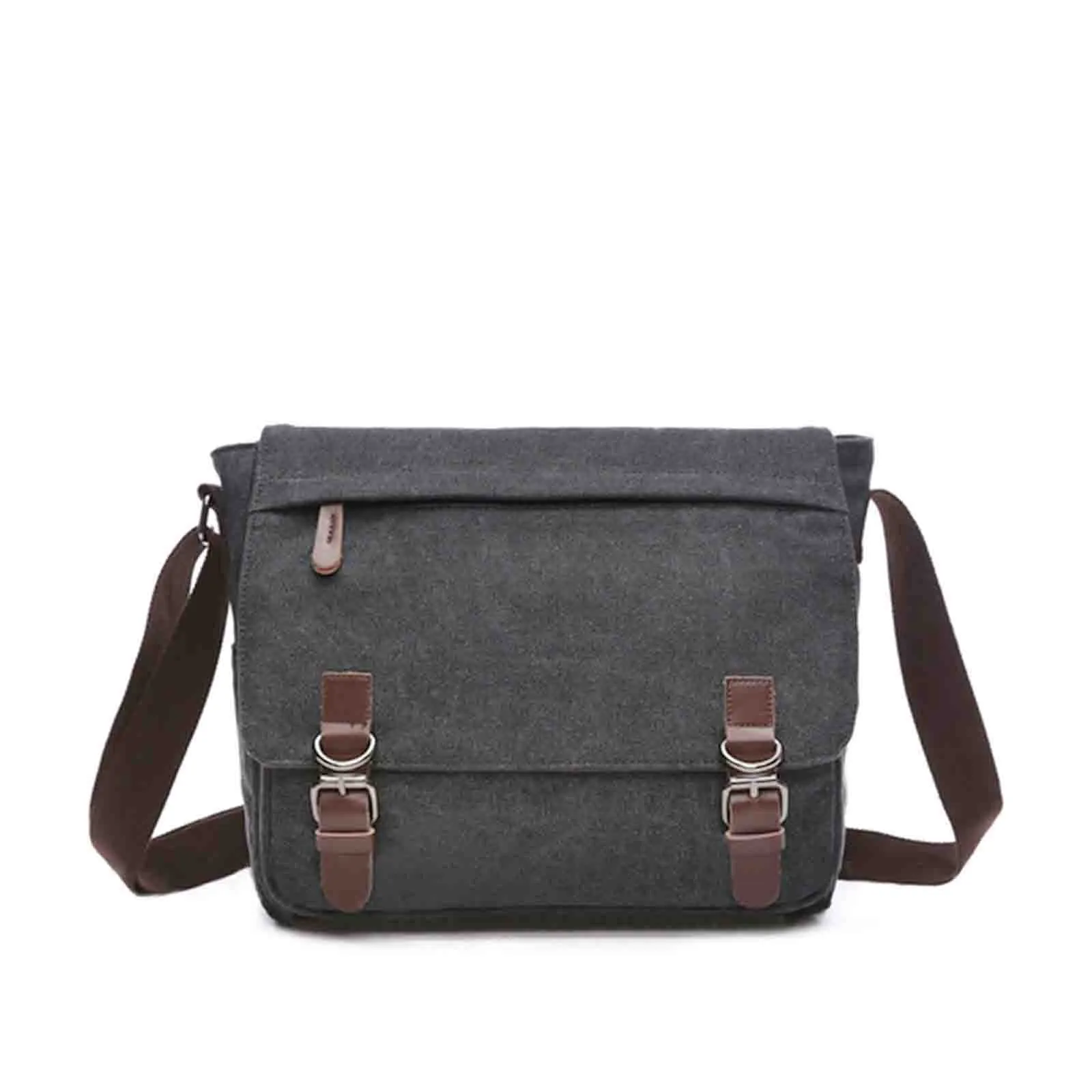 Mens College Canvas Messenger Bag