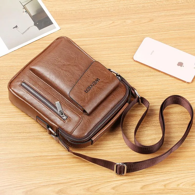 Men’s Shoulder Bag - Brown (8602)