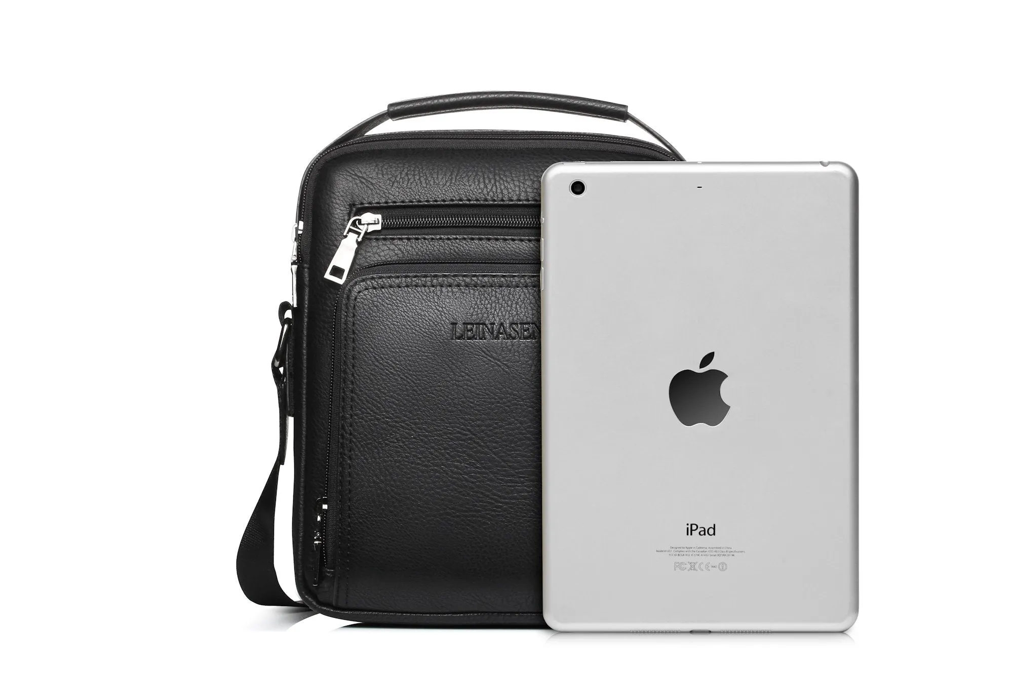 Men’s Travel Shoulder Bag - Black (18062)