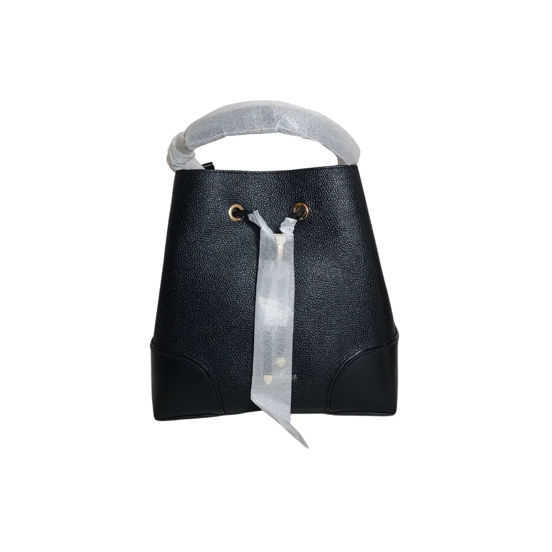 Michael Kors Black Leather Mercer Gallery Bucket Bag | Brand New |