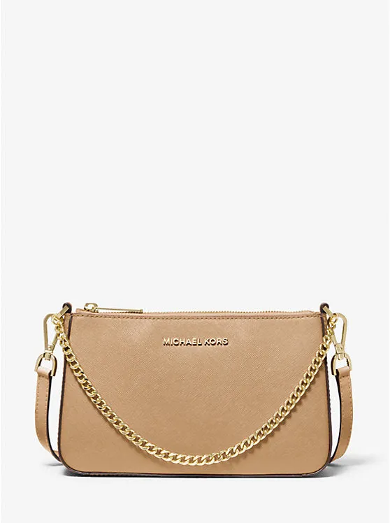 Michael Kors Jet Set Medium Saffiano Leather Crossbody Bag