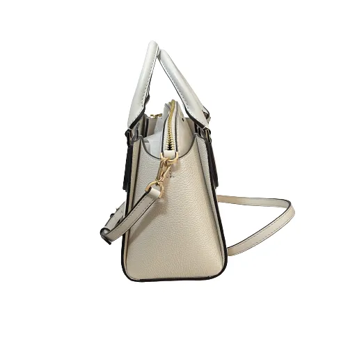 Michael Kors White Leather Daria Two in One Crossbody Bag | Like New |