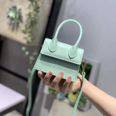 Mini Small Square bag 2020 Fashion New Quality PU Leather Women's Handbag Crocodile pattern Chain Shoulder Messenger Bags