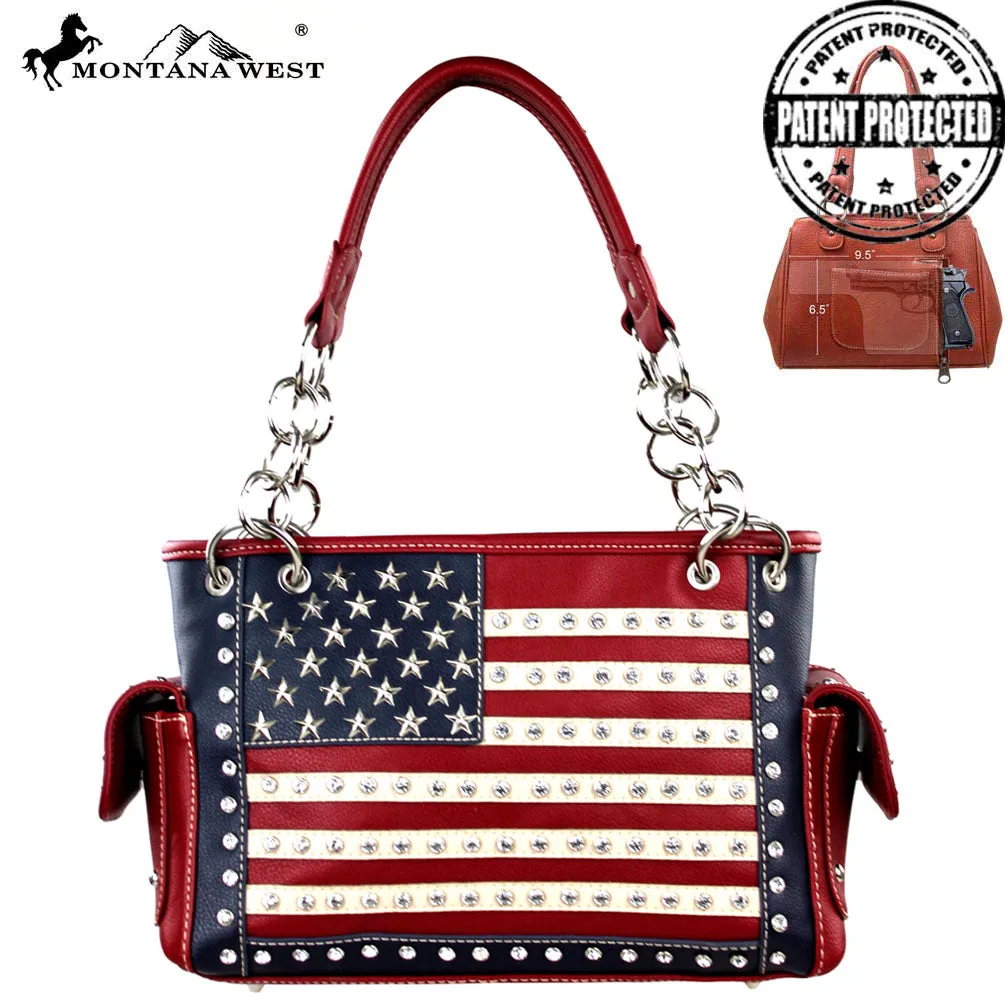 Montana West American Pride Concealed Satchel