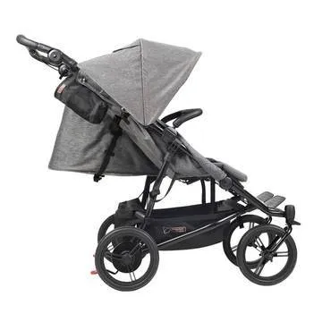 Mountain Buggy Duet Luxury Inc Double Satchel And Carrycot - Herringbone