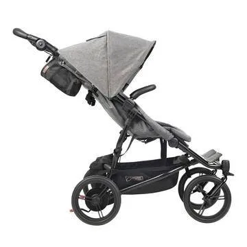 Mountain Buggy Duet Luxury Inc Double Satchel And Carrycot - Herringbone