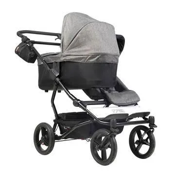 Mountain Buggy Duet Luxury Inc Double Satchel And Carrycot - Herringbone