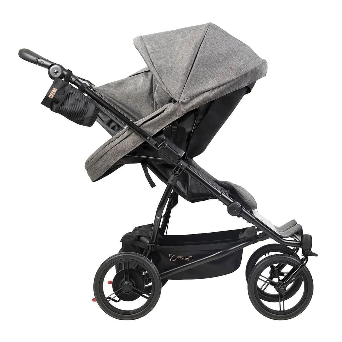 Mountain Buggy Duet Luxury Inc Double Satchel And Carrycot - Herringbone