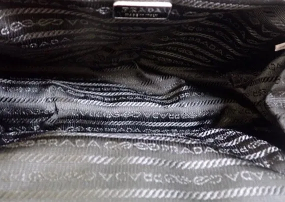 Prada Nylon Saffiano Clutch