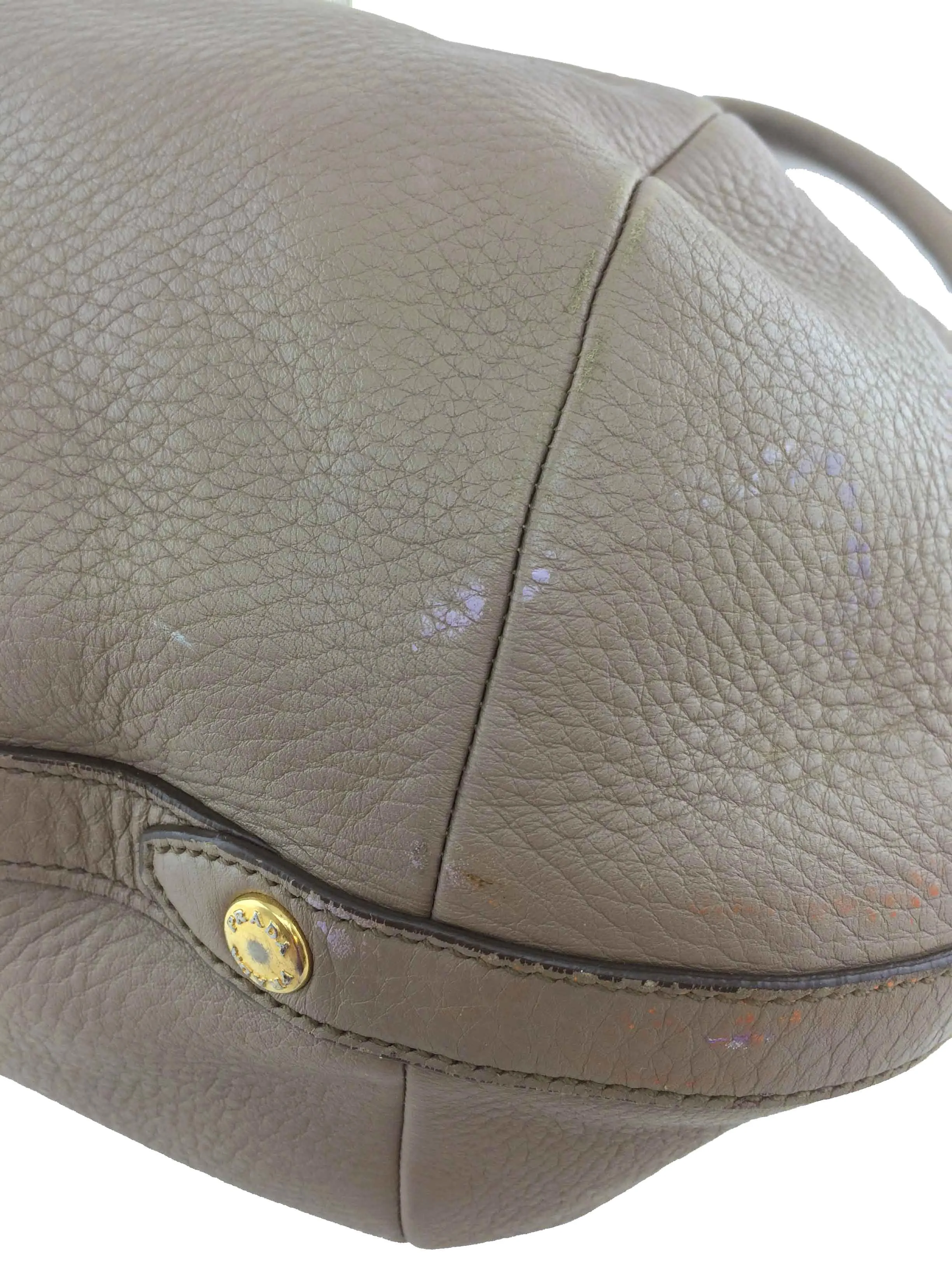 Prada Vitello Diano Leather Hobo Bag