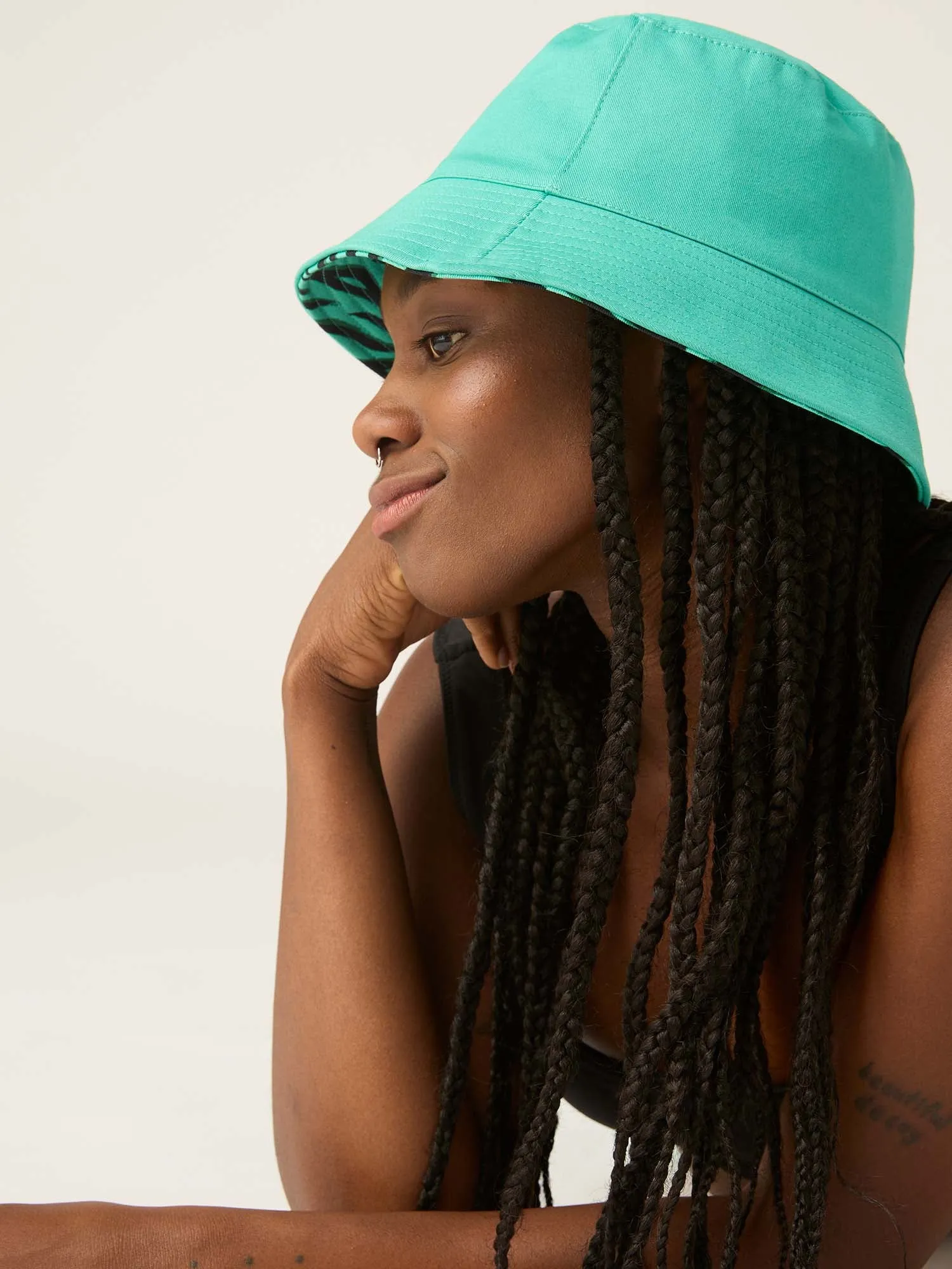 Reversible Bucket Hat  Party Animal Green/Green