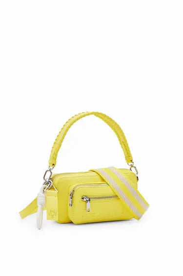 S Logo Crossbody Purse - Lemon Yellow