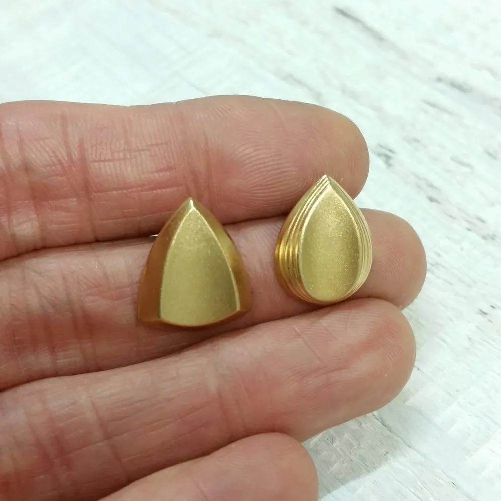 Sandblast Stud Earrings