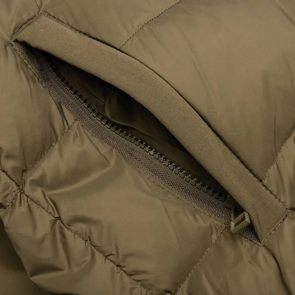 Sherman Convertible Puffer Vest - Olive