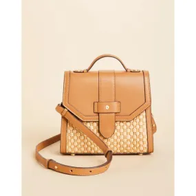 Spartina Siren Sara Satchel Crossbody - Natural/Pecan