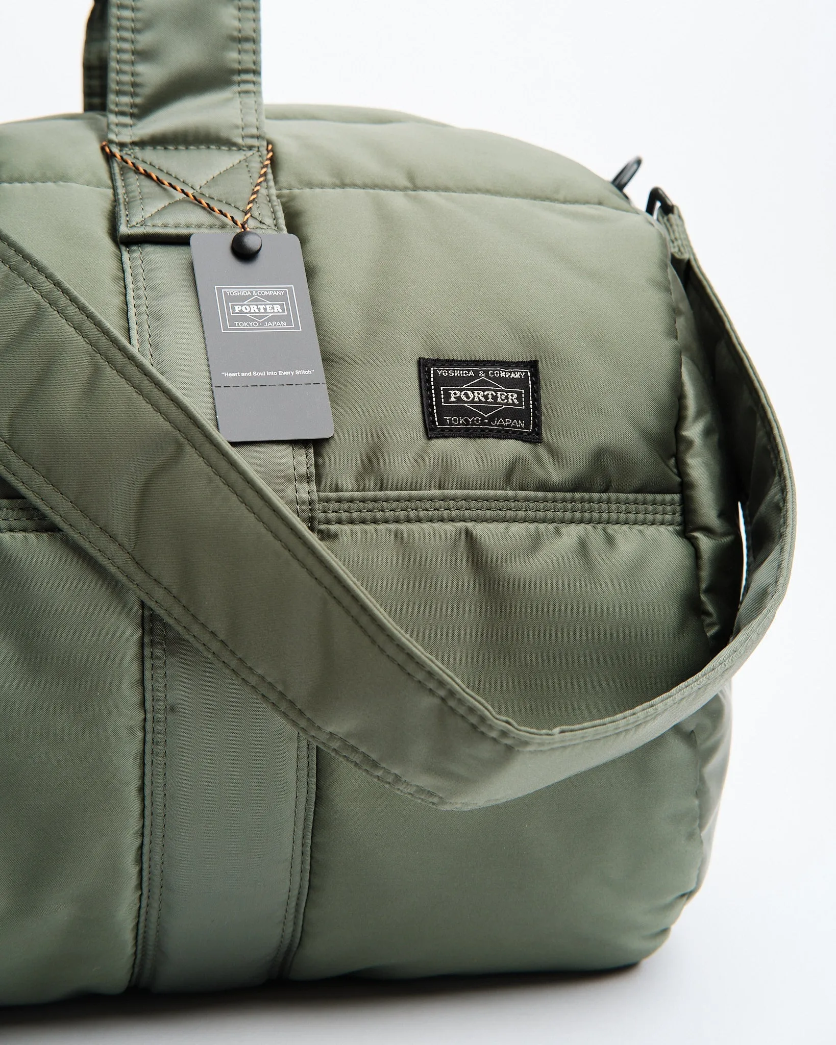 TANKER 2WAY DUFFLE BAG (M) SAGE GREEN