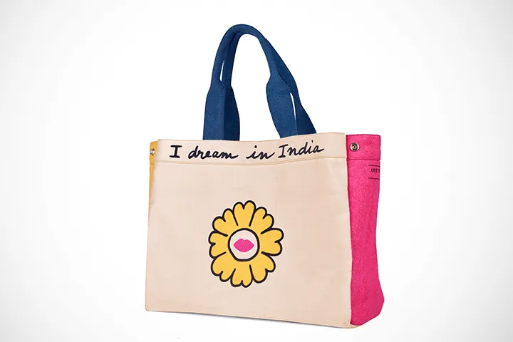 The Floral Burst Mini Tote Bag