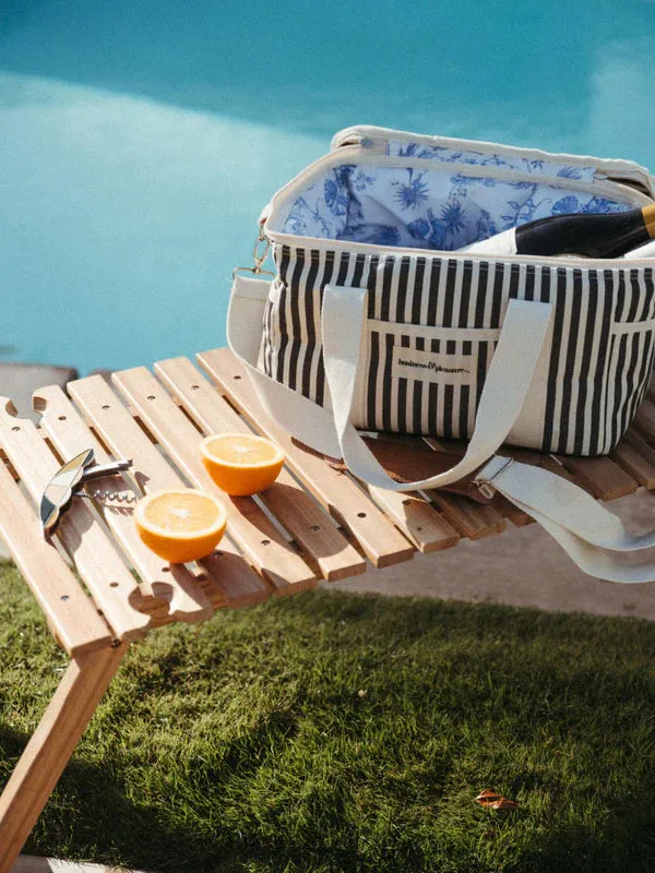 The Premium Cooler Bag - Navy Stripe