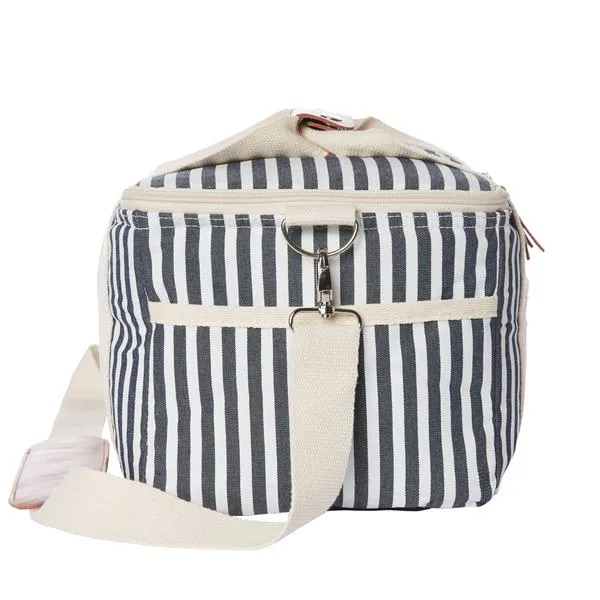 The Premium Cooler Bag - Navy Stripe