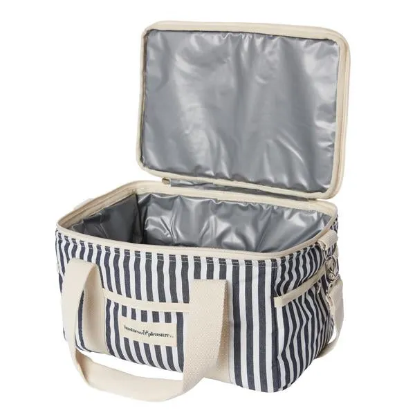 The Premium Cooler Bag - Navy Stripe