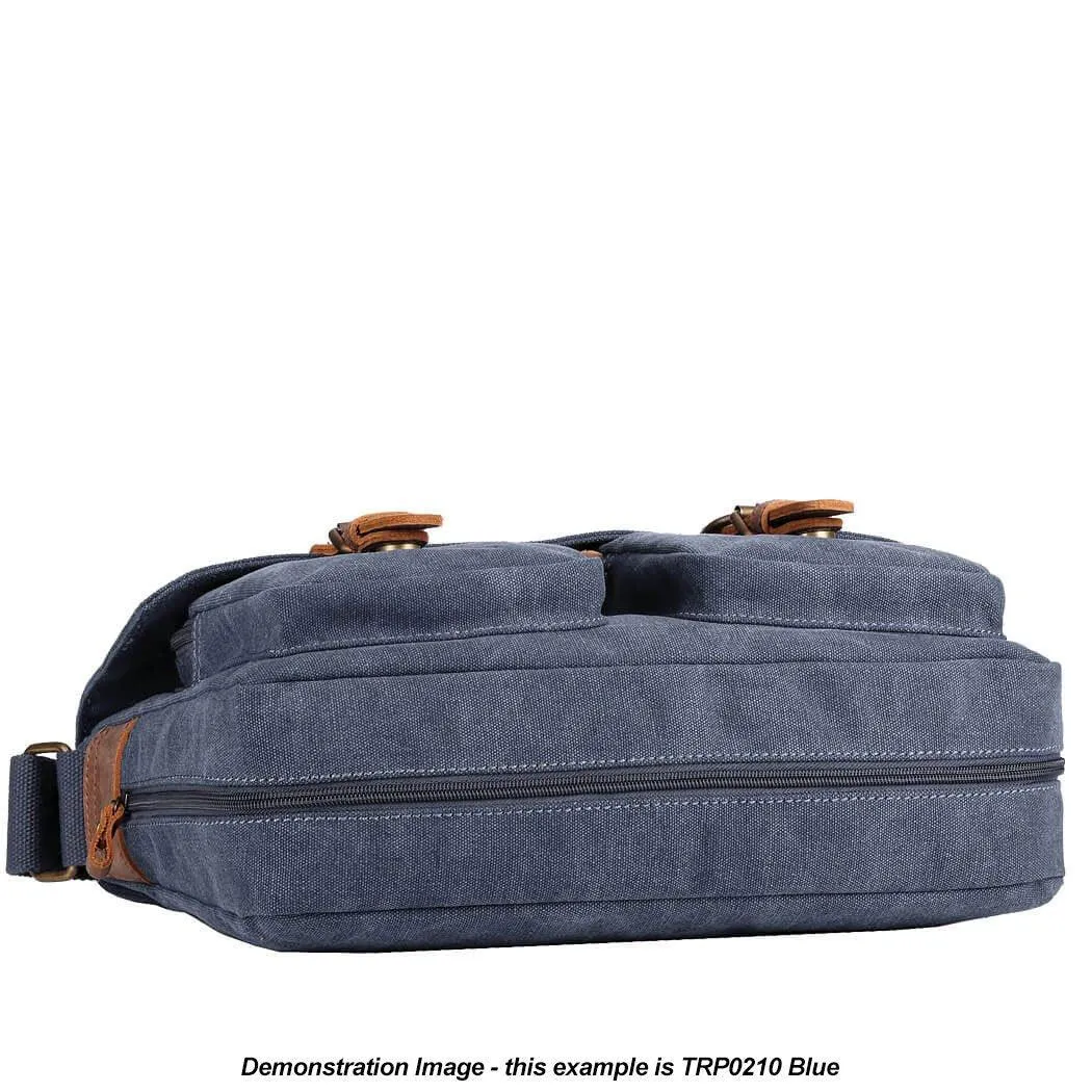 TRP0210 Troop London Classic Canvas Messenger Bag