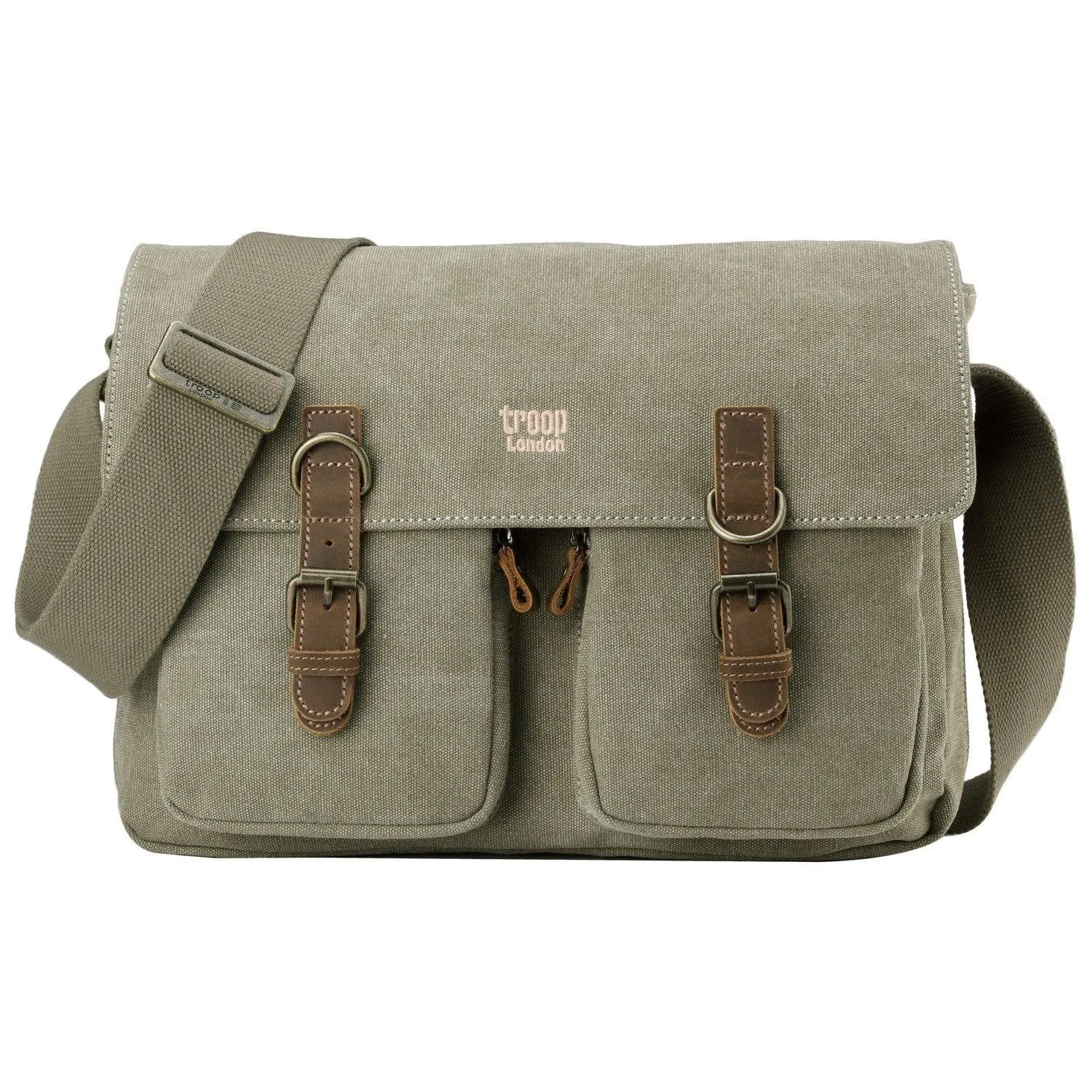 TRP0210 Troop London Classic Canvas Messenger Bag