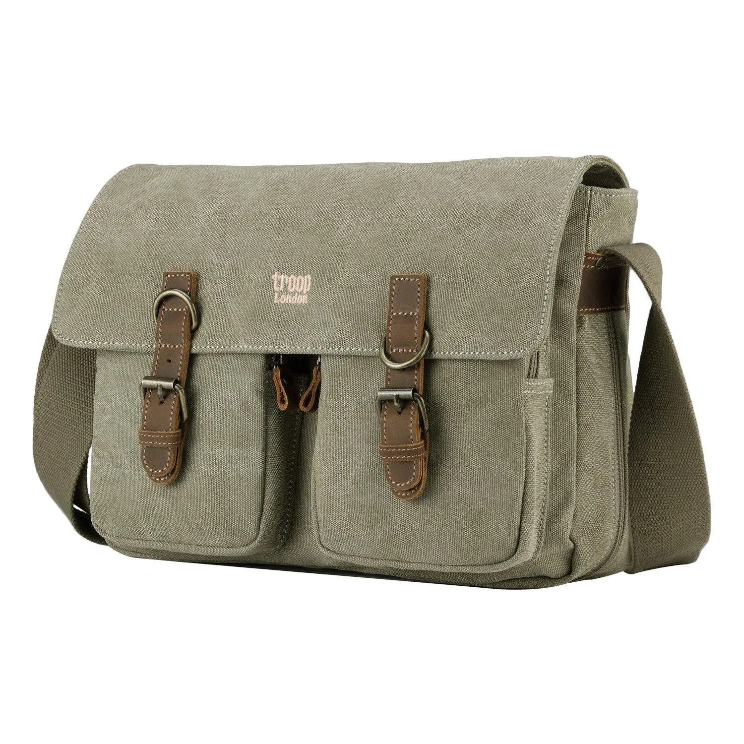 TRP0210 Troop London Classic Canvas Messenger Bag