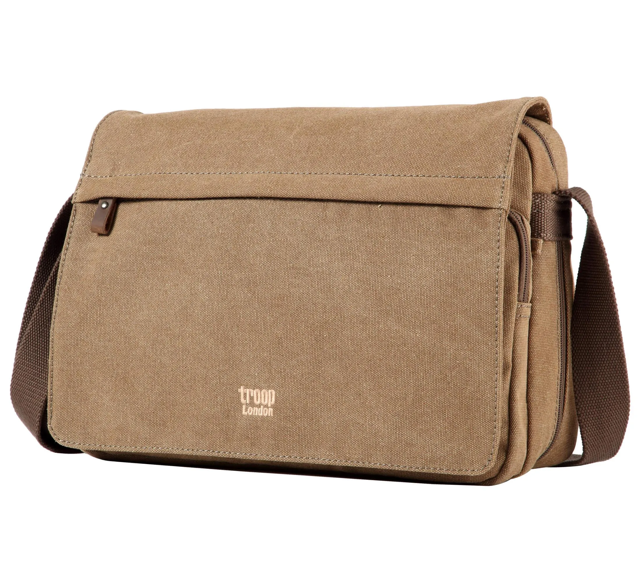 TRP0241 Troop London Classic Canvas Messenger Bag