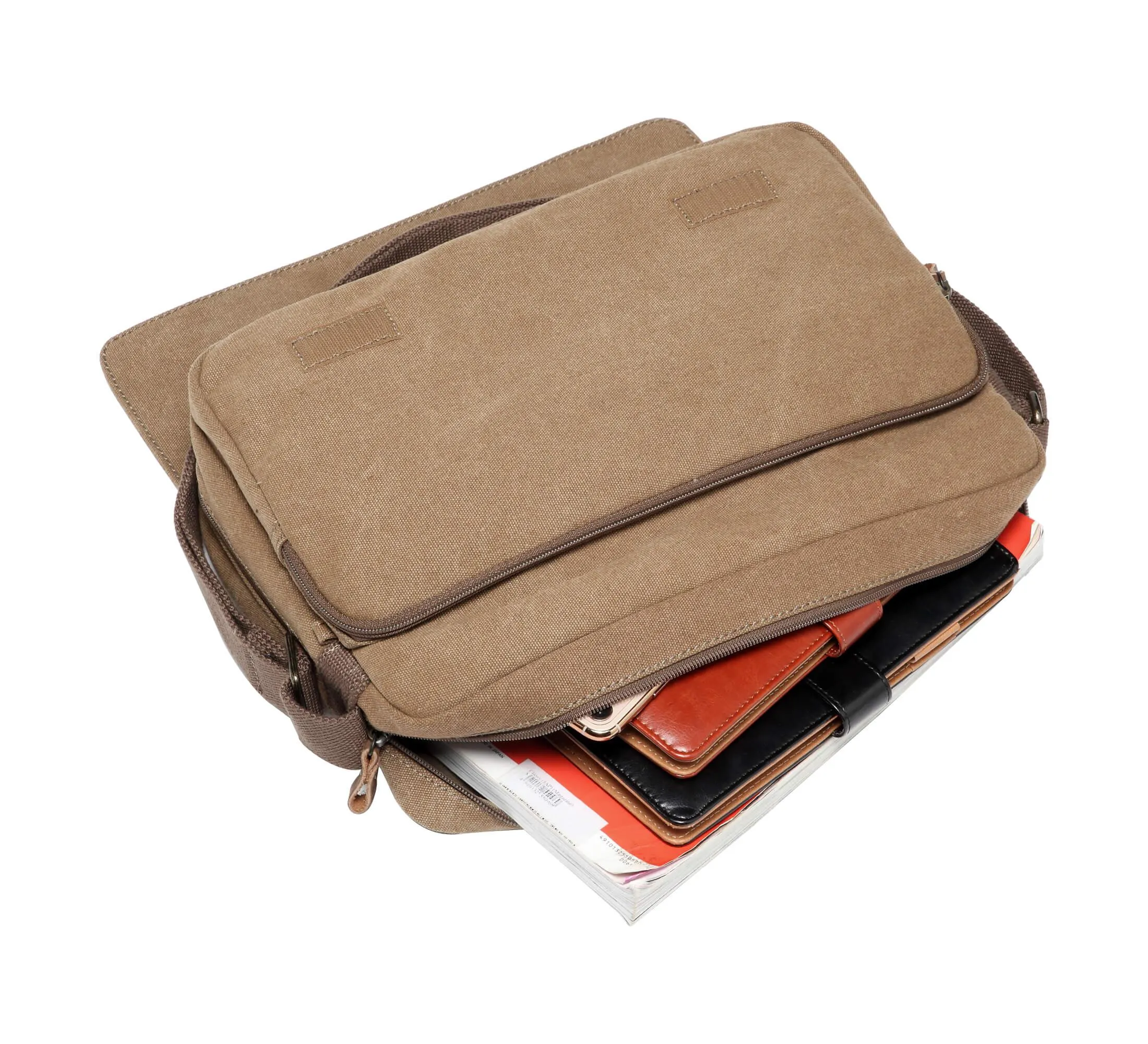 TRP0241 Troop London Classic Canvas Messenger Bag