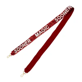 University Of Oklahoma - Sequin Purse Strap