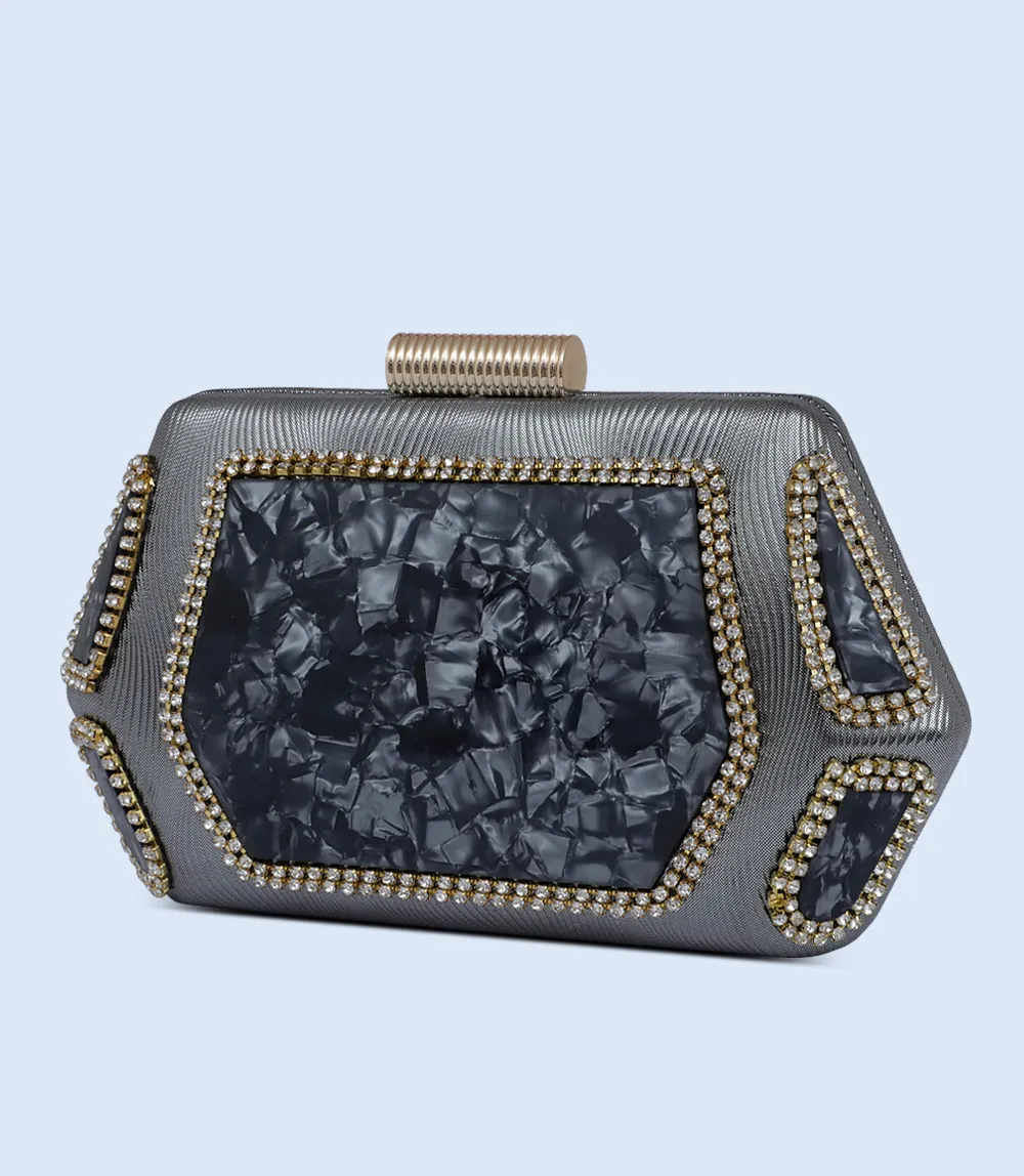 WB2501-GRANITE-Women Snazzy Clutch