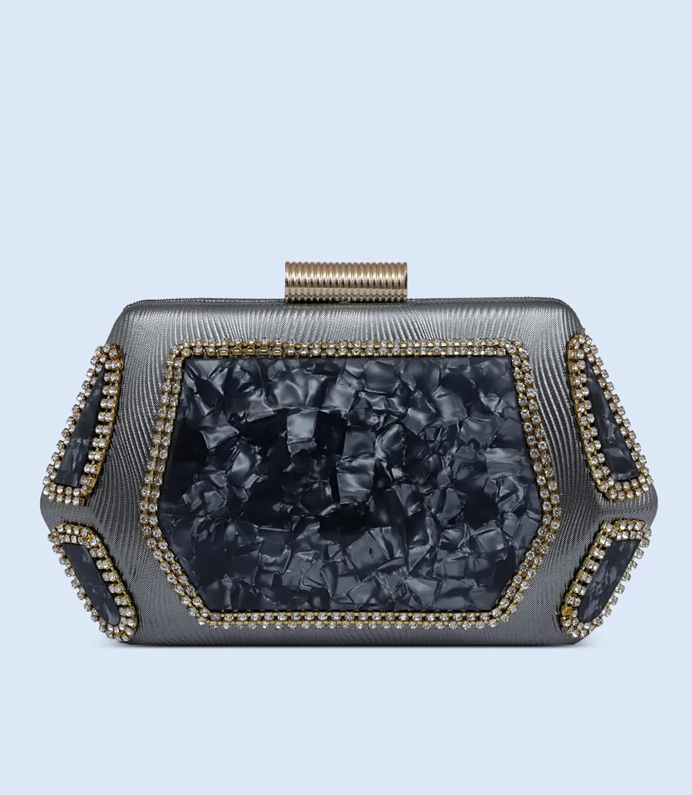 WB2501-GRANITE-Women Snazzy Clutch